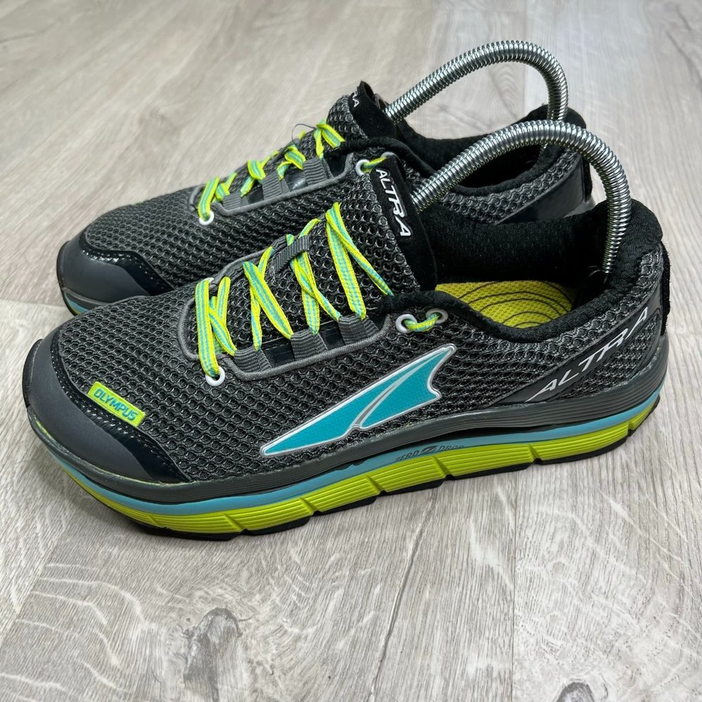 Altra Olympus 2.0 Women’s Size 10 Gray Green Trail Running Shoes A2355-3